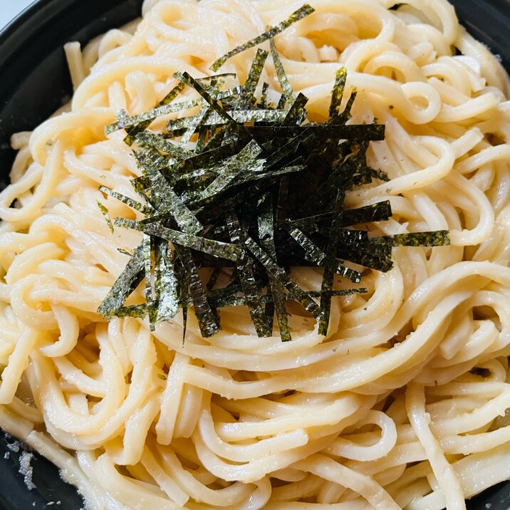 レンジで簡単！和風たらこうどん